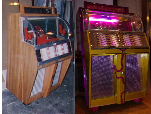 Restaurierte Vintage Jukebox im Showroom-Zustand
